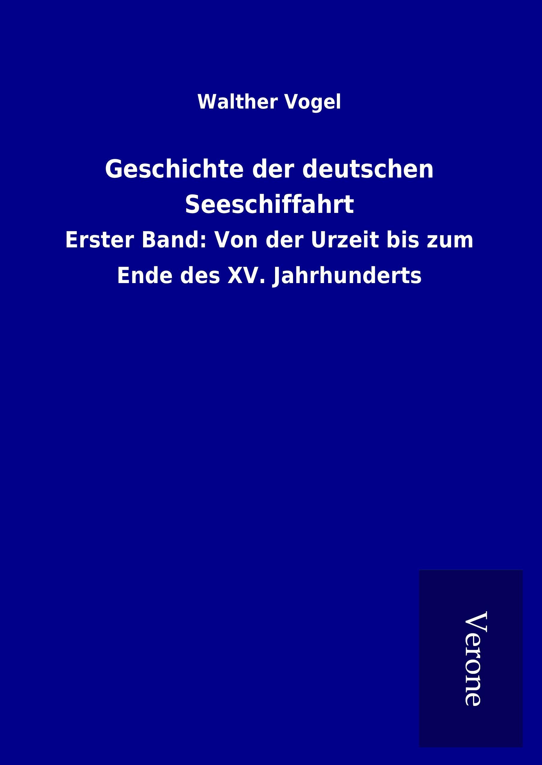 Vorderes Coverbild Geschichte der deutschen Seeschiffahrt