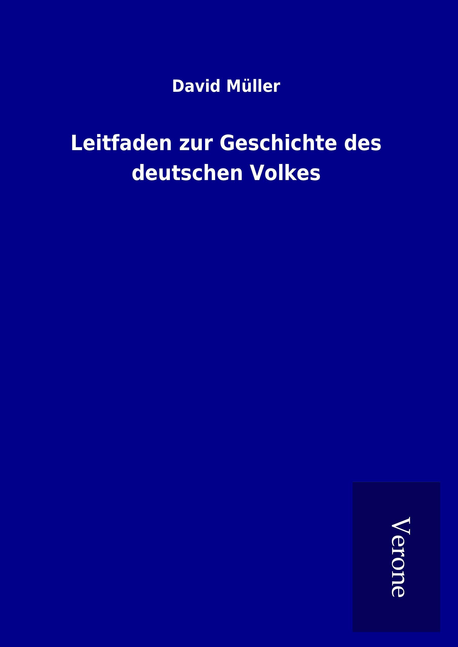 Vorderes Coverbild Leitfaden zur Geschichte des deutschen Volkes