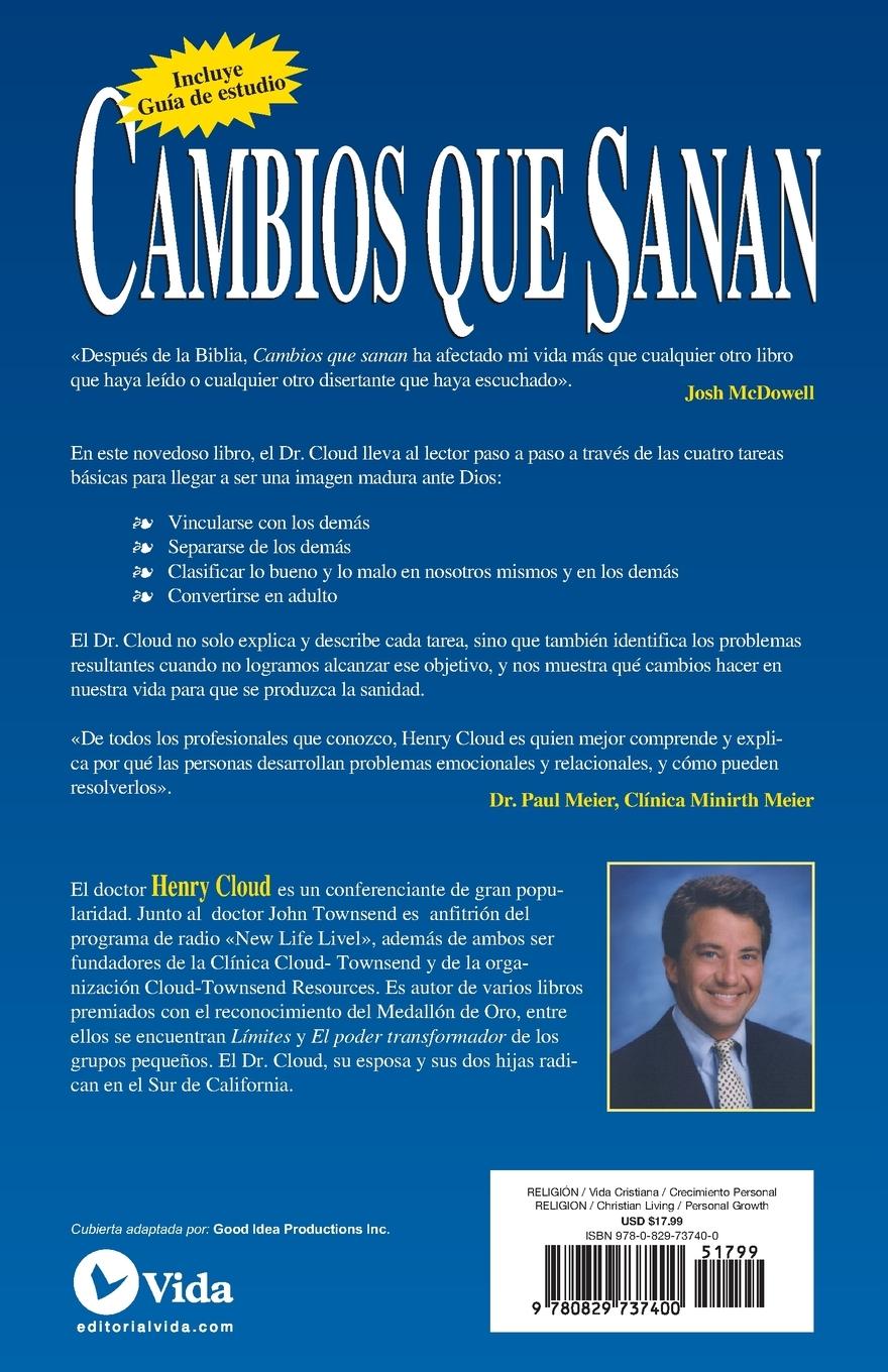 Rückseitencover Cambios que sanan
