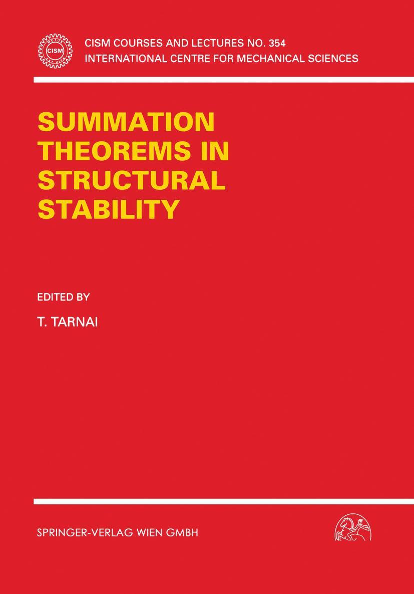 Vorderes Coverbild Summation Theorems in Structural Stability
