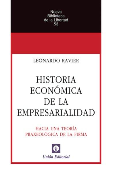 Vorderes Coverbild Historia económica de la empresarialidad