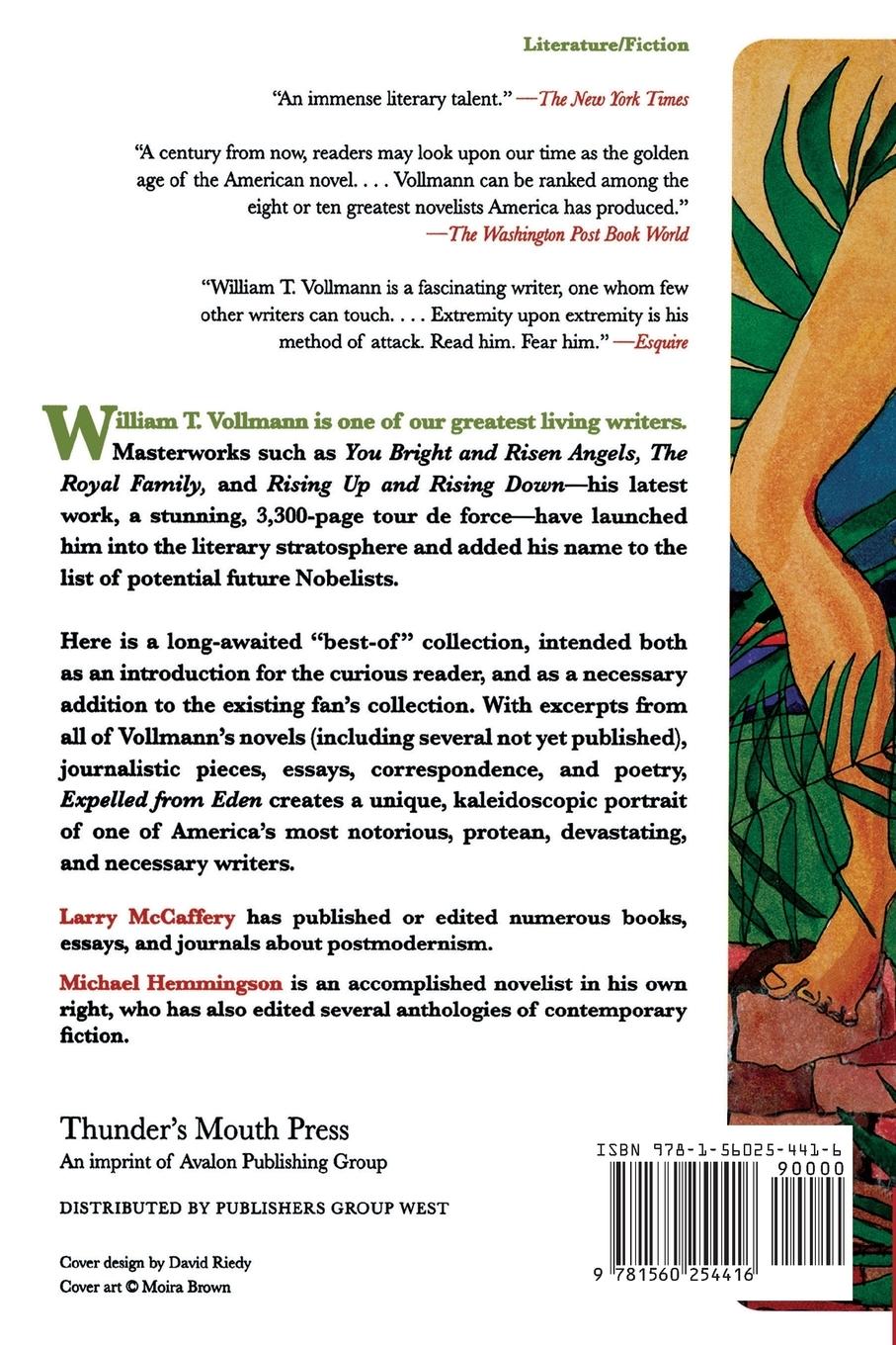 Rückseitencover Expelled from Eden