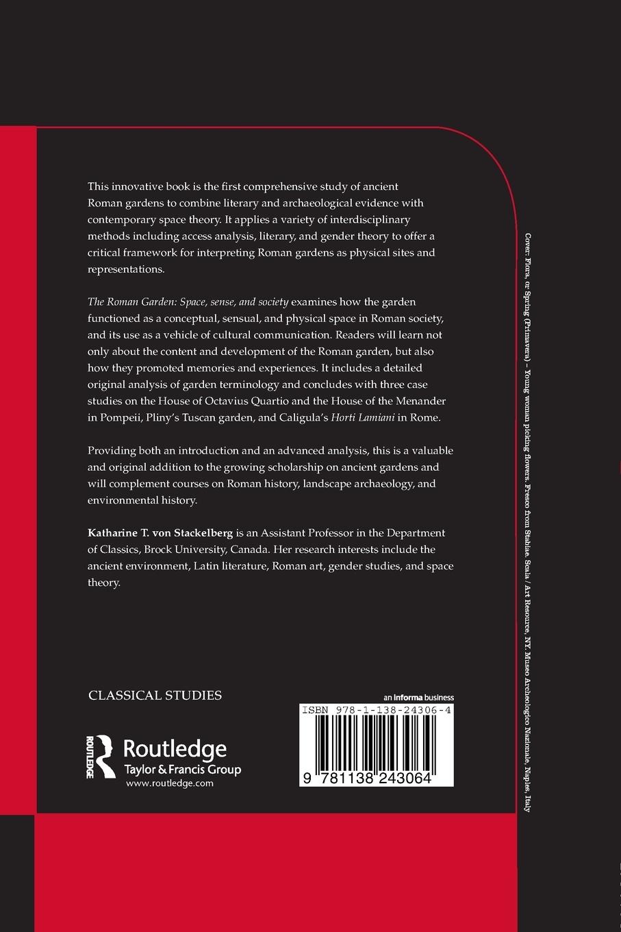 Rückseitencover The Roman Garden