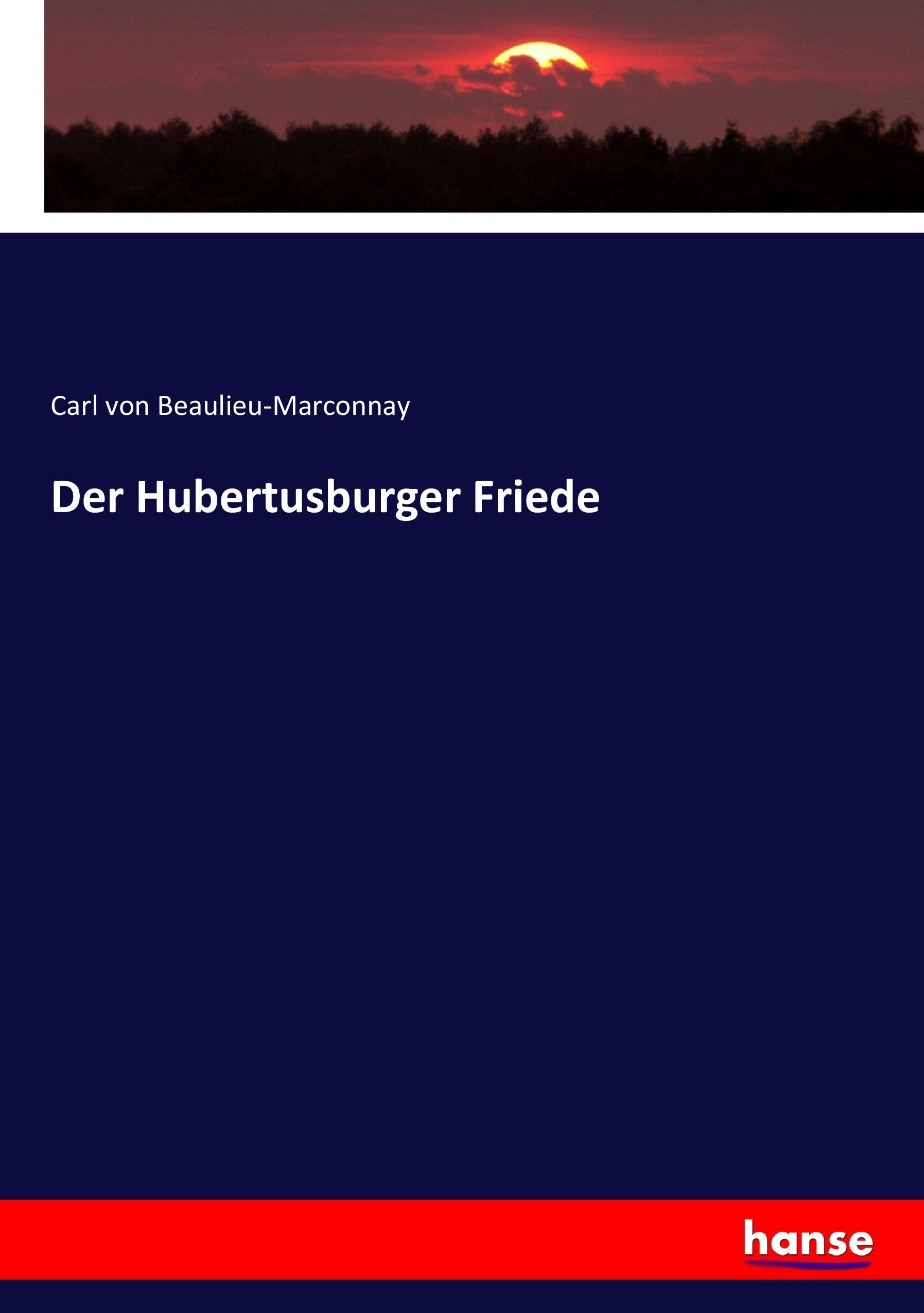 Vorderes Coverbild Der Hubertusburger Friede