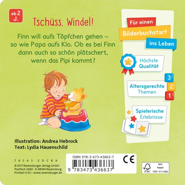 Beispielinhalt (Bild) Finn geht aufs Töpfchen