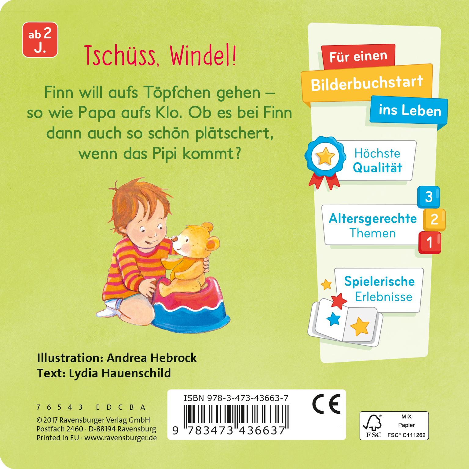 Rückseitencover Finn geht aufs Töpfchen