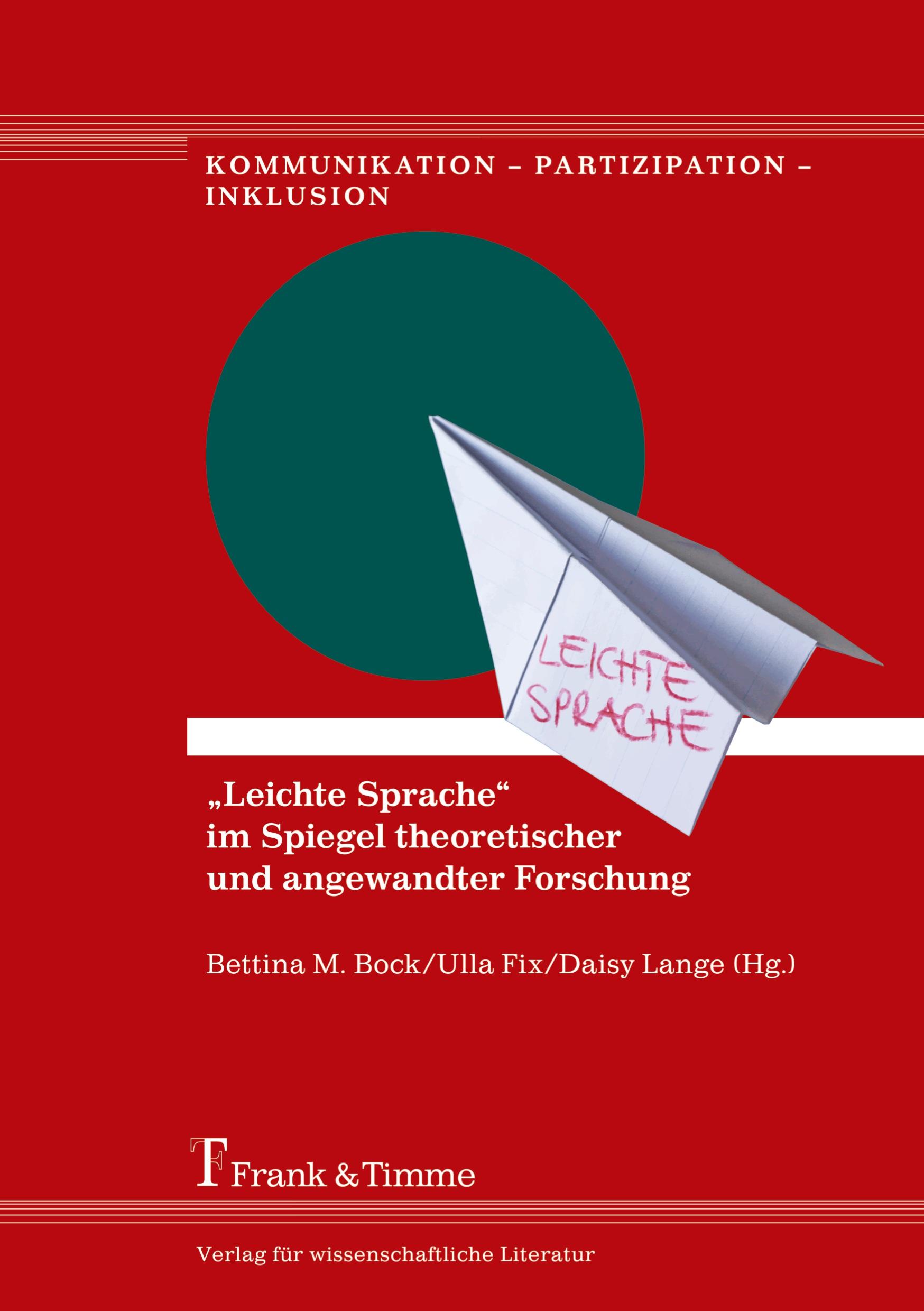 Vorderes Coverbild "Leichte Sprache" im Spiegel theoretischer und angewandter Forschung