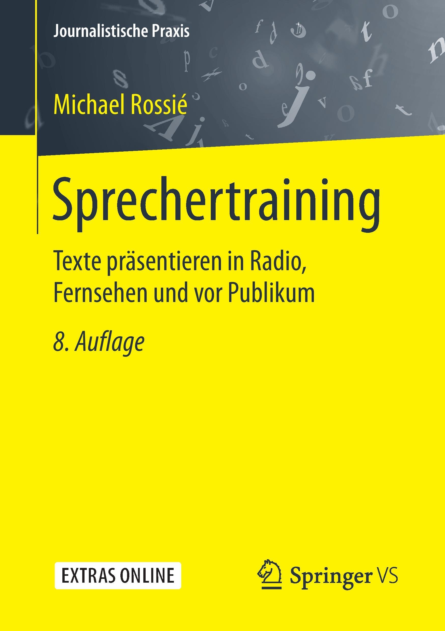 Vorderes Coverbild Sprechertraining