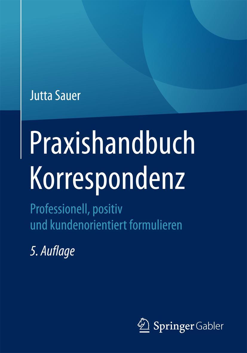 Vorderes Coverbild Praxishandbuch Korrespondenz