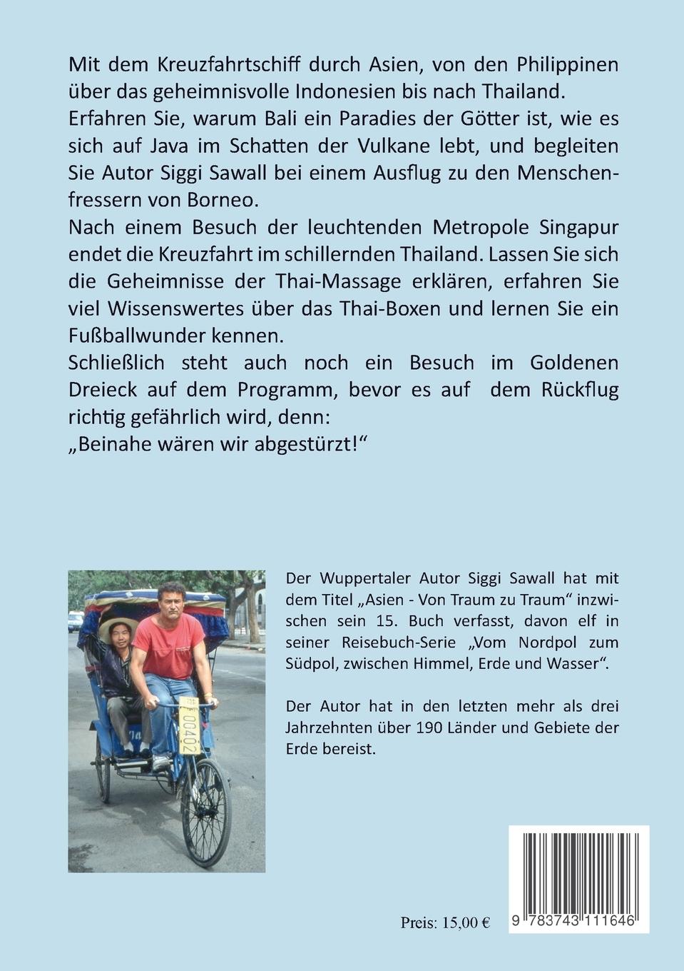 Rückseitencover Asien - Von Traum zu Traum