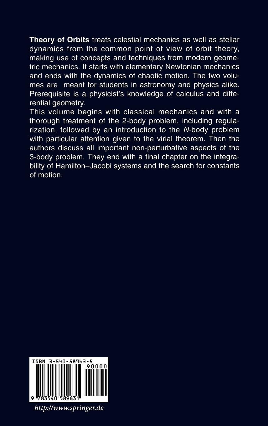 Rückseitencover Theory of Orbits