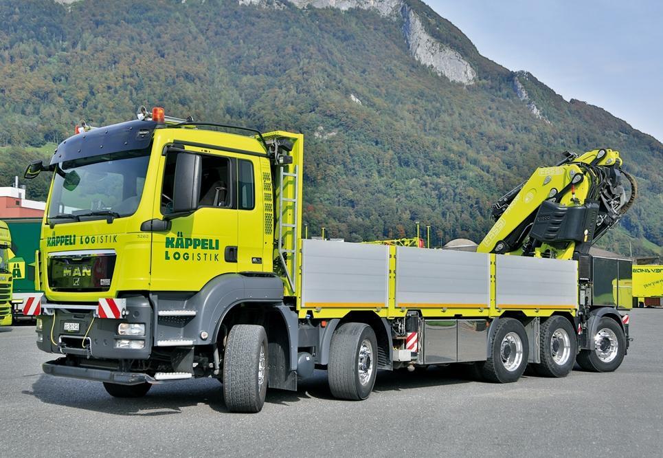 Beispielinhalt (Bild) Große Ladekranfahrzeuge Band 4