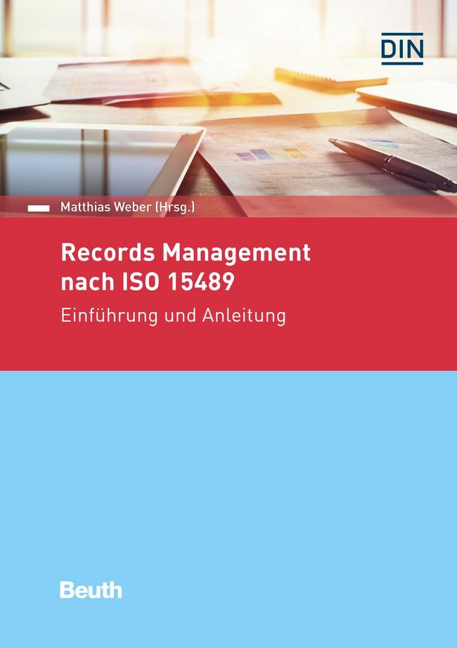 Vorderes Coverbild Records Management nach ISO 15489