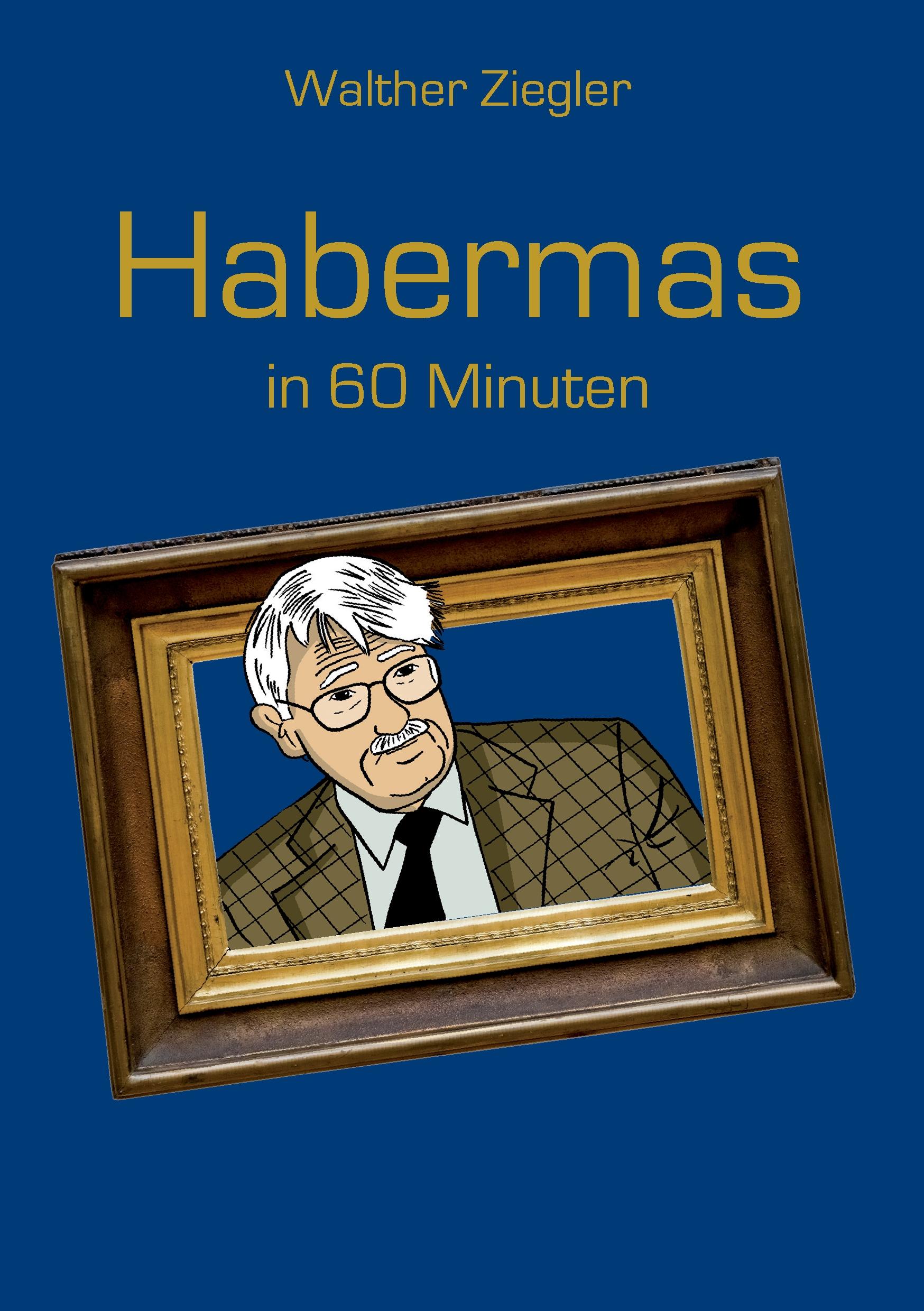 Vorderes Coverbild Habermas in 60 Minuten
