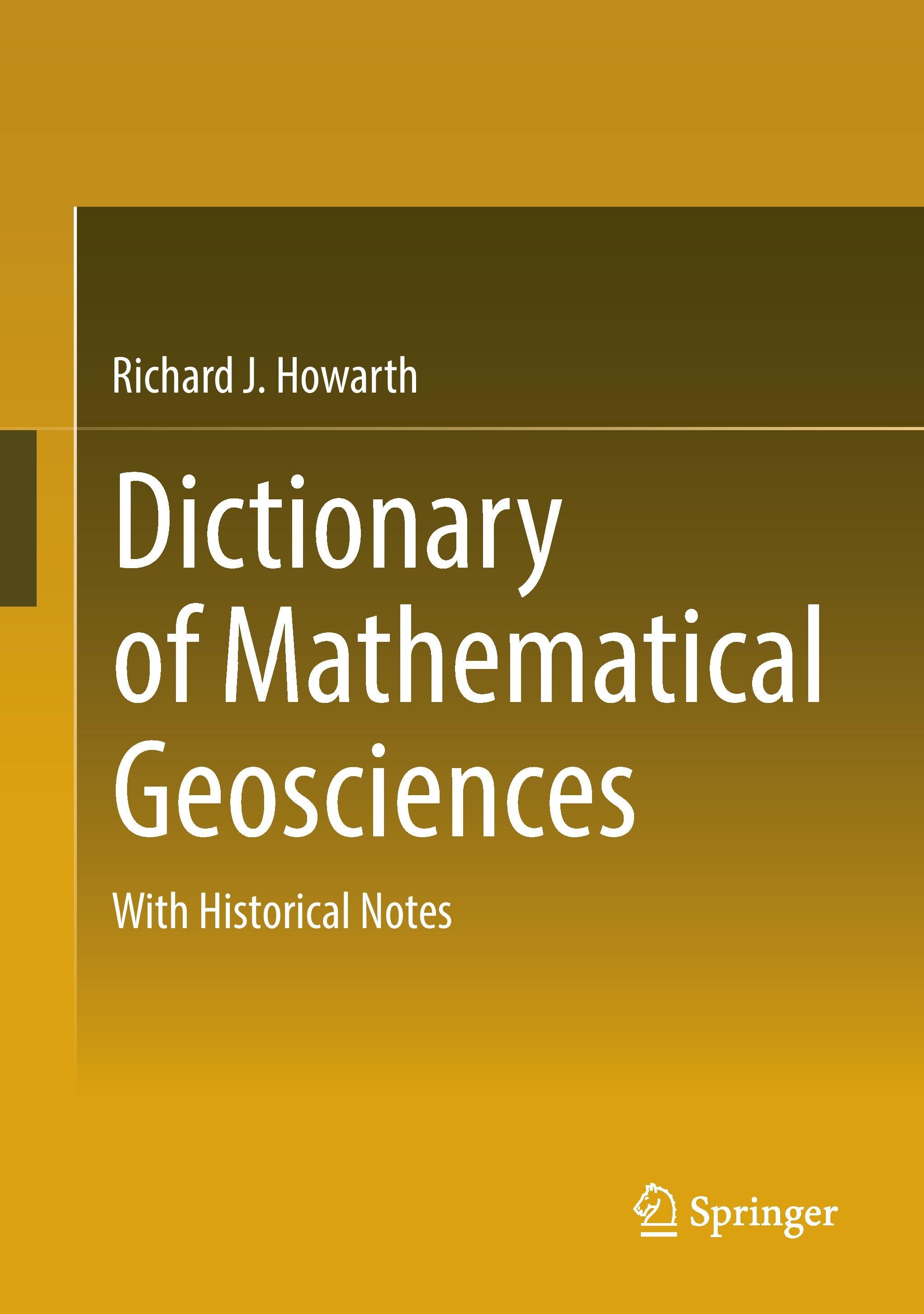 Vorderes Coverbild Dictionary of Mathematical Geosciences