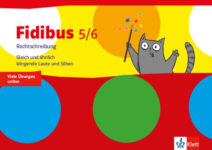 Vorderes Coverbild Fidibus 5/6 Arbeitsheft Rechtschreibung - Laute und Silben