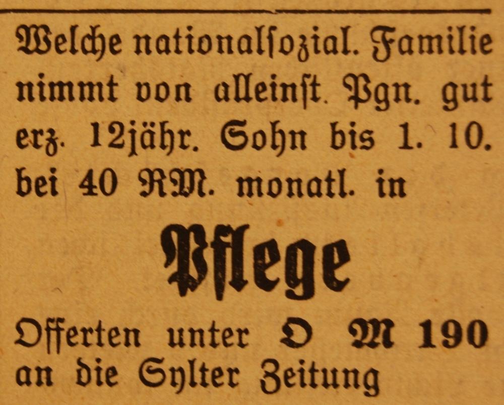 Beispielinhalt (Bild) "...denn deutschen Volksgenossen gehört der Strand!"