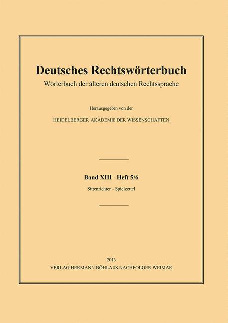 Vorderes Coverbild (hohe Qualität) Deutsches Rechtswörterbuch