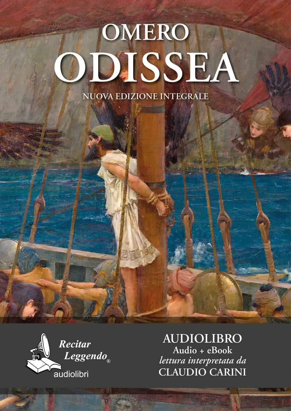 Vorderes Coverbild Odissea letto da Claudio Carini. Audiolibro. CD Audio formato MP3