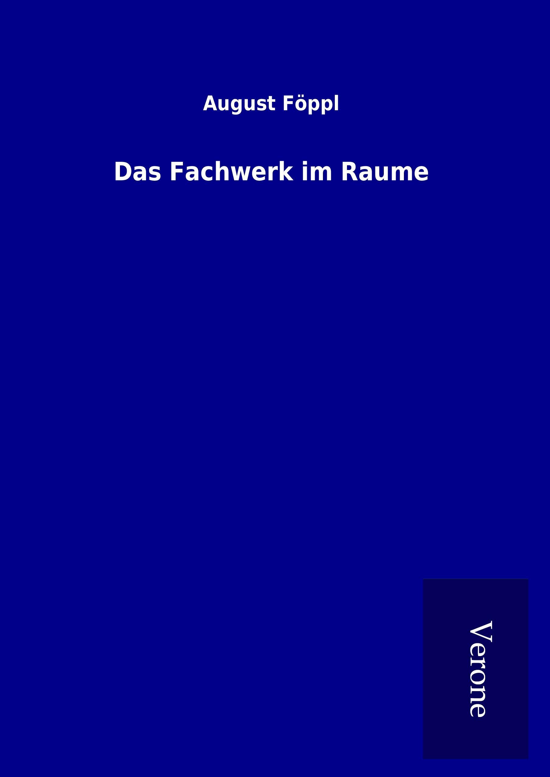 Vorderes Coverbild Das Fachwerk im Raume