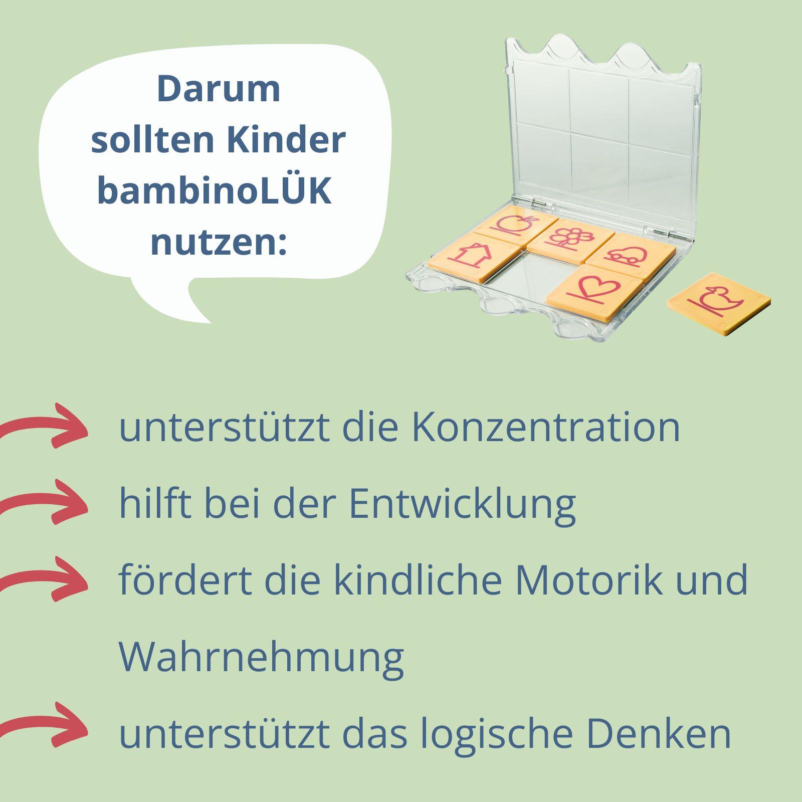 Beispielinhalt (Bild) LÜK. Bambino. Kontrollgerät. (durchsichtig)