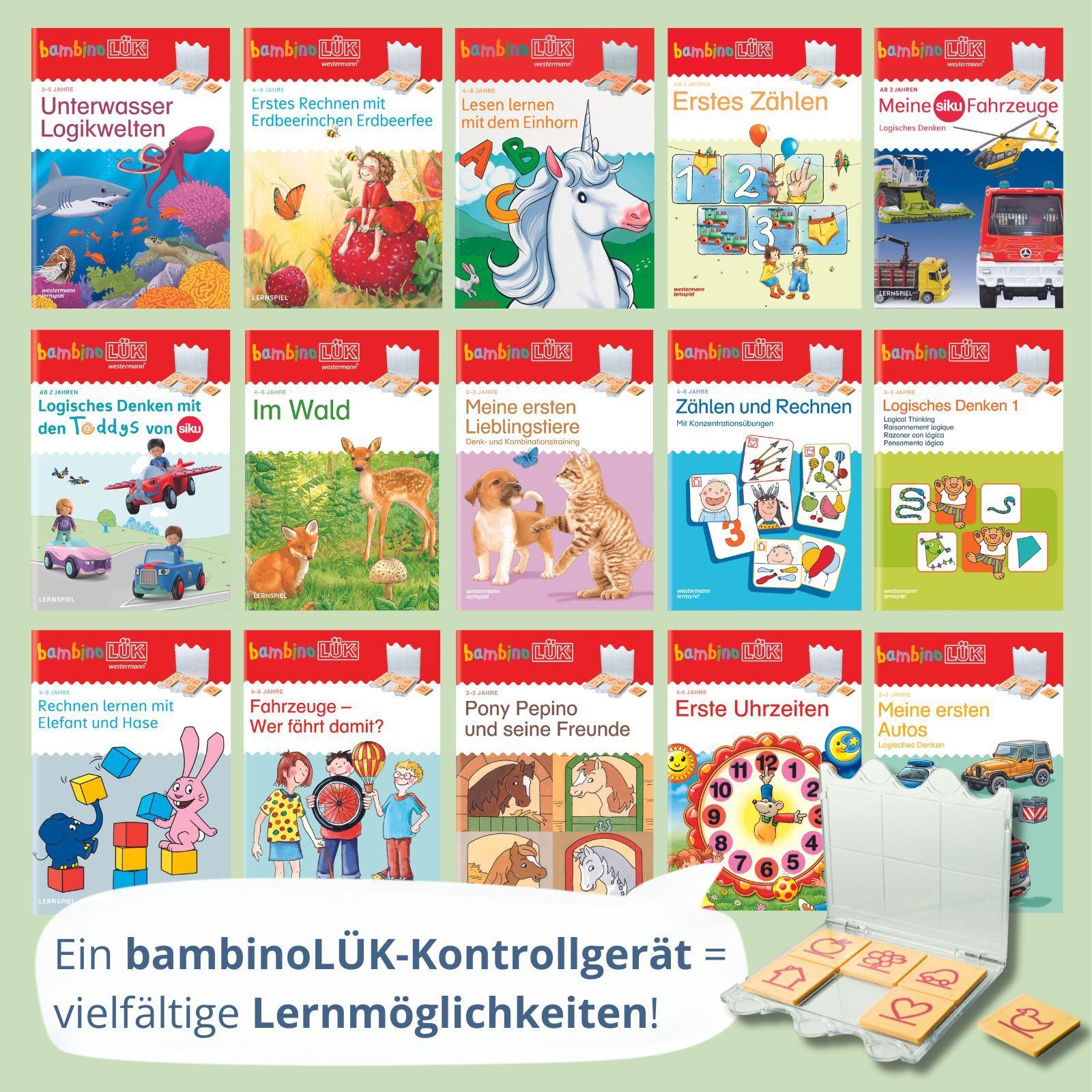Beispielinhalt (Bild) LÜK. Bambino. Kontrollgerät. (durchsichtig)