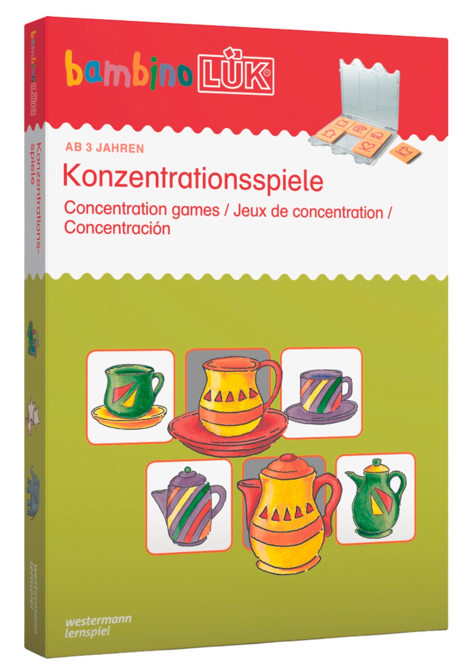 Vorderes Coverbild LÜK. Bambino. Konzentrationsspiele