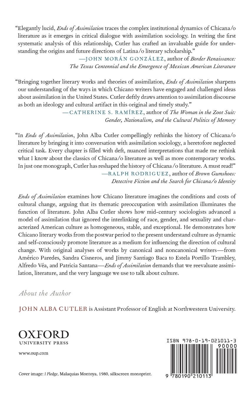 Rückseitencover Ends of Assimilation