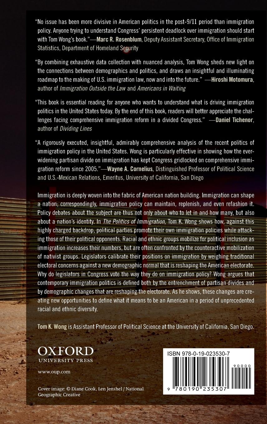 Rückseitencover The Politics of Immigration