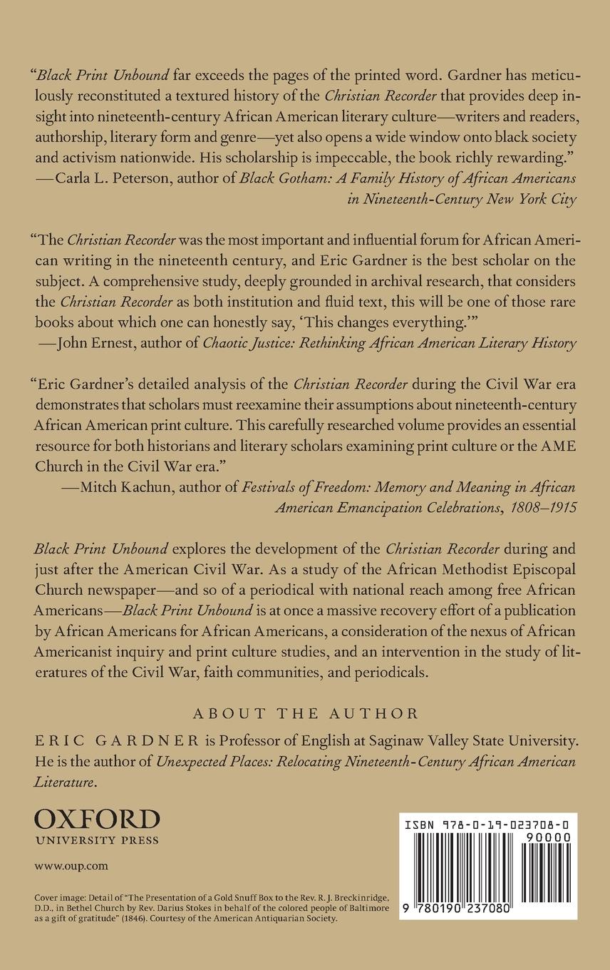 Rückseitencover Black Print Unbound