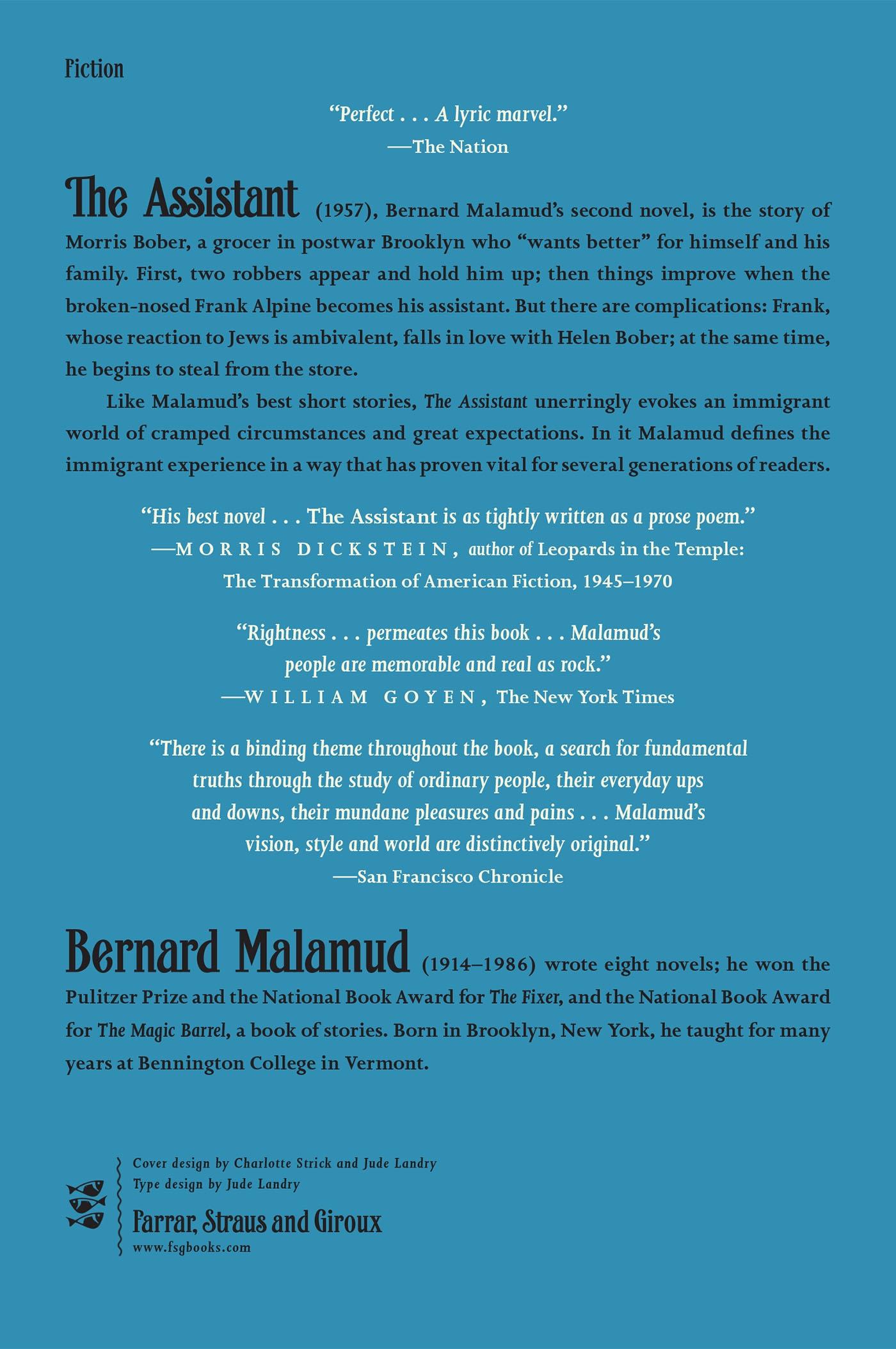 Rückseitencover The Assistant