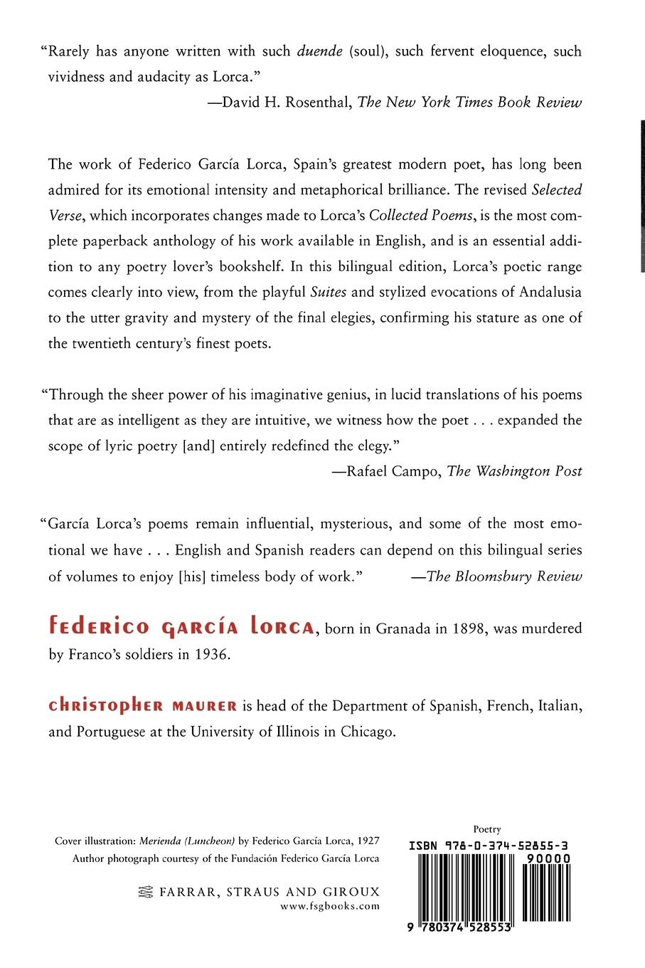 Rückseitencover Selected Verse