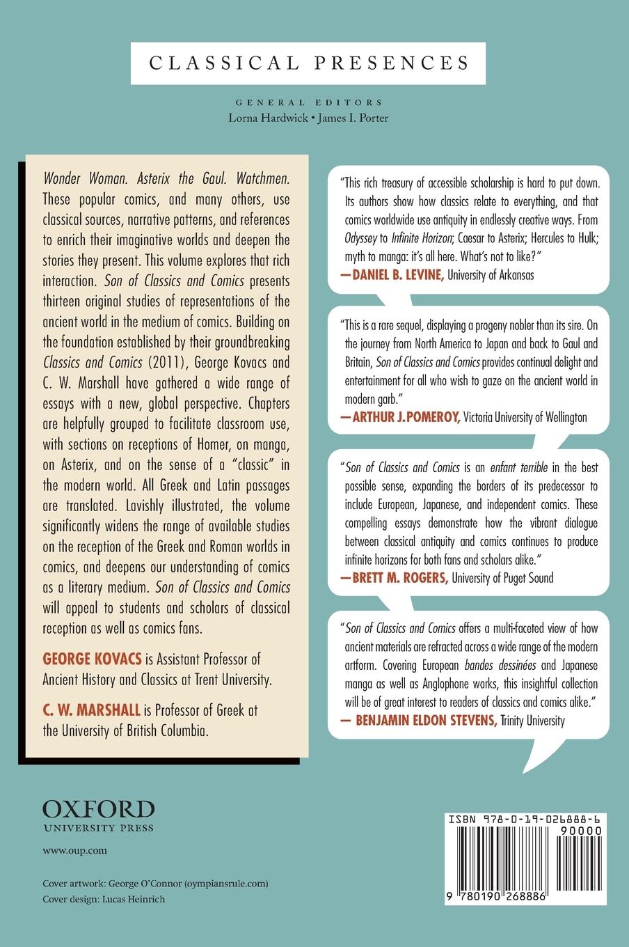 Rückseitencover Son of Classics and Comics