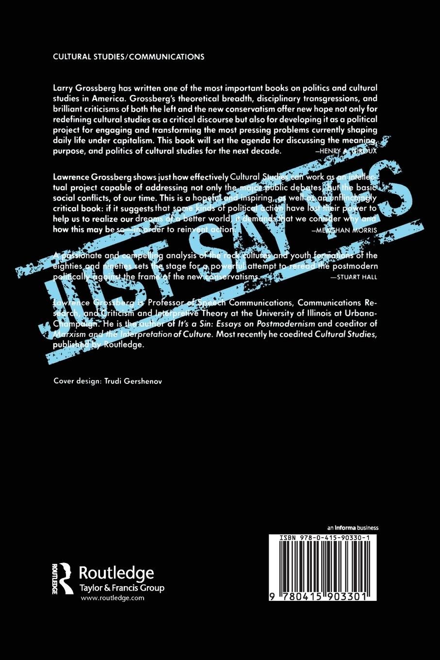 Rückseitencover We Gotta Get Out of This Place