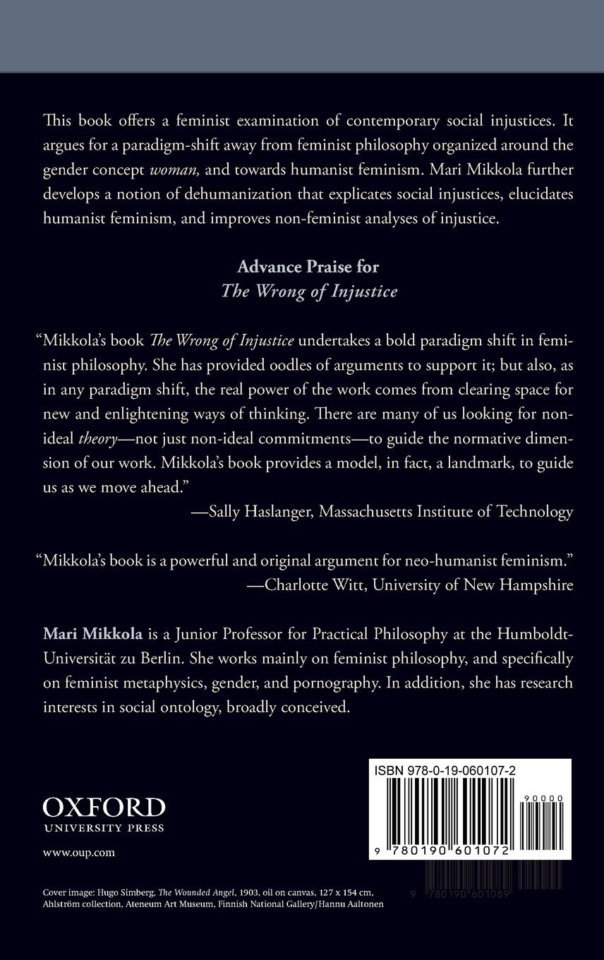 Rückseitencover The Wrong of Injustice