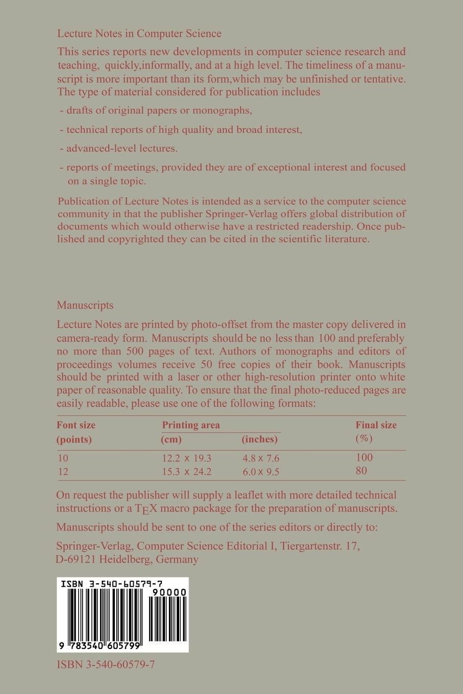 Rückseitencover Types for Proofs and Programs