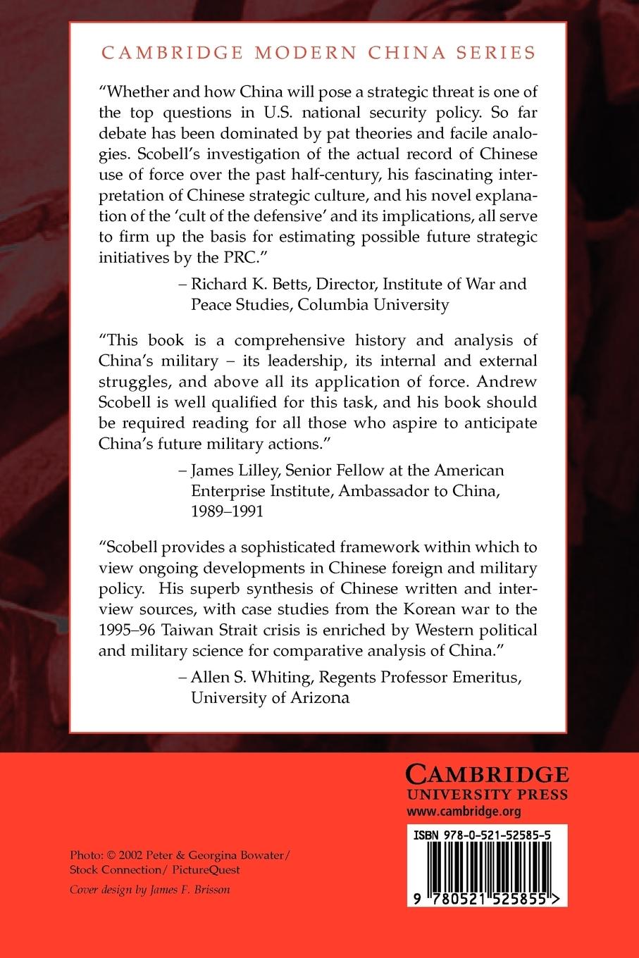 Rückseitencover China's Use of Military Force