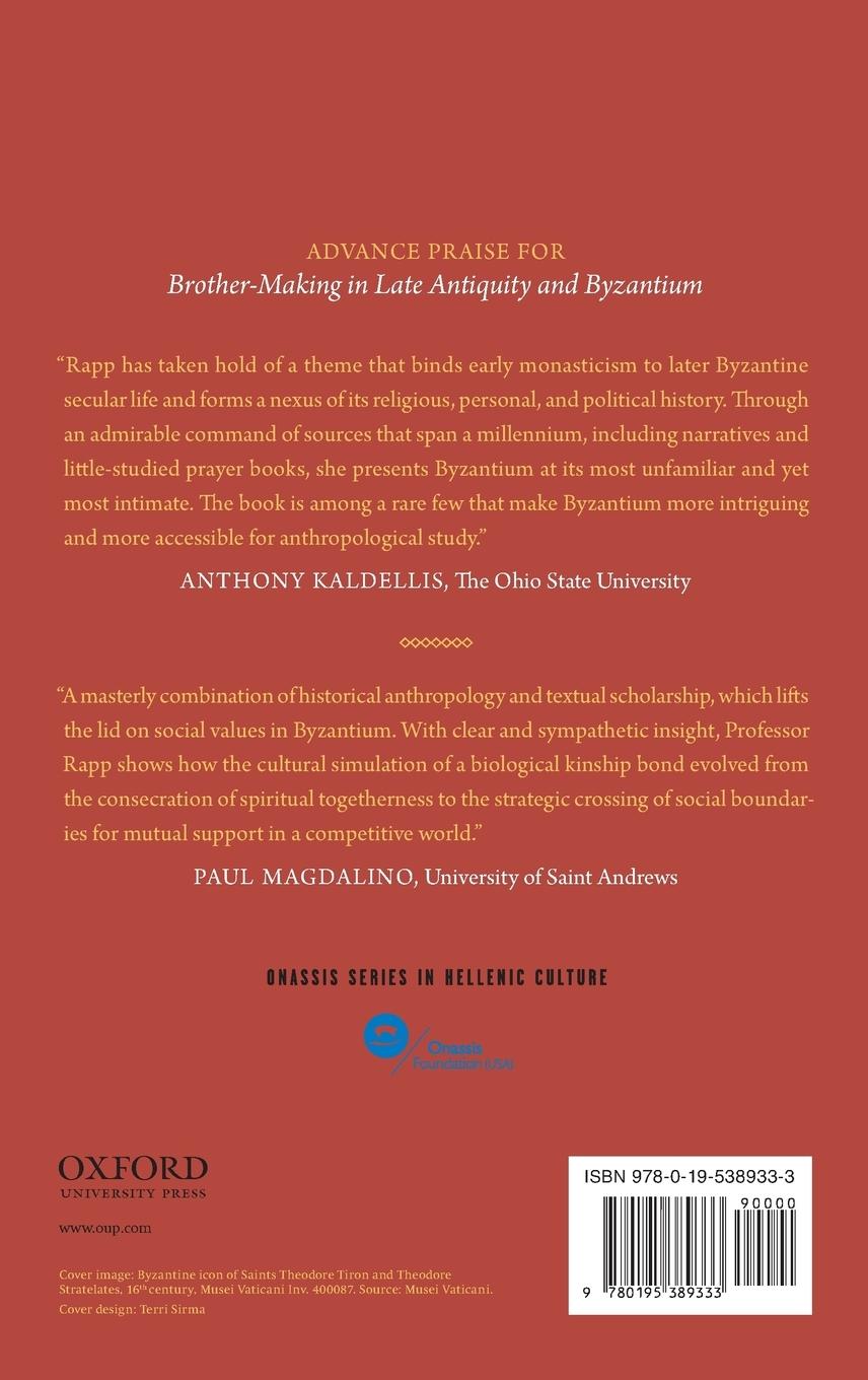 Rückseitencover Brother-Making in Late Antiquity and Byzantium