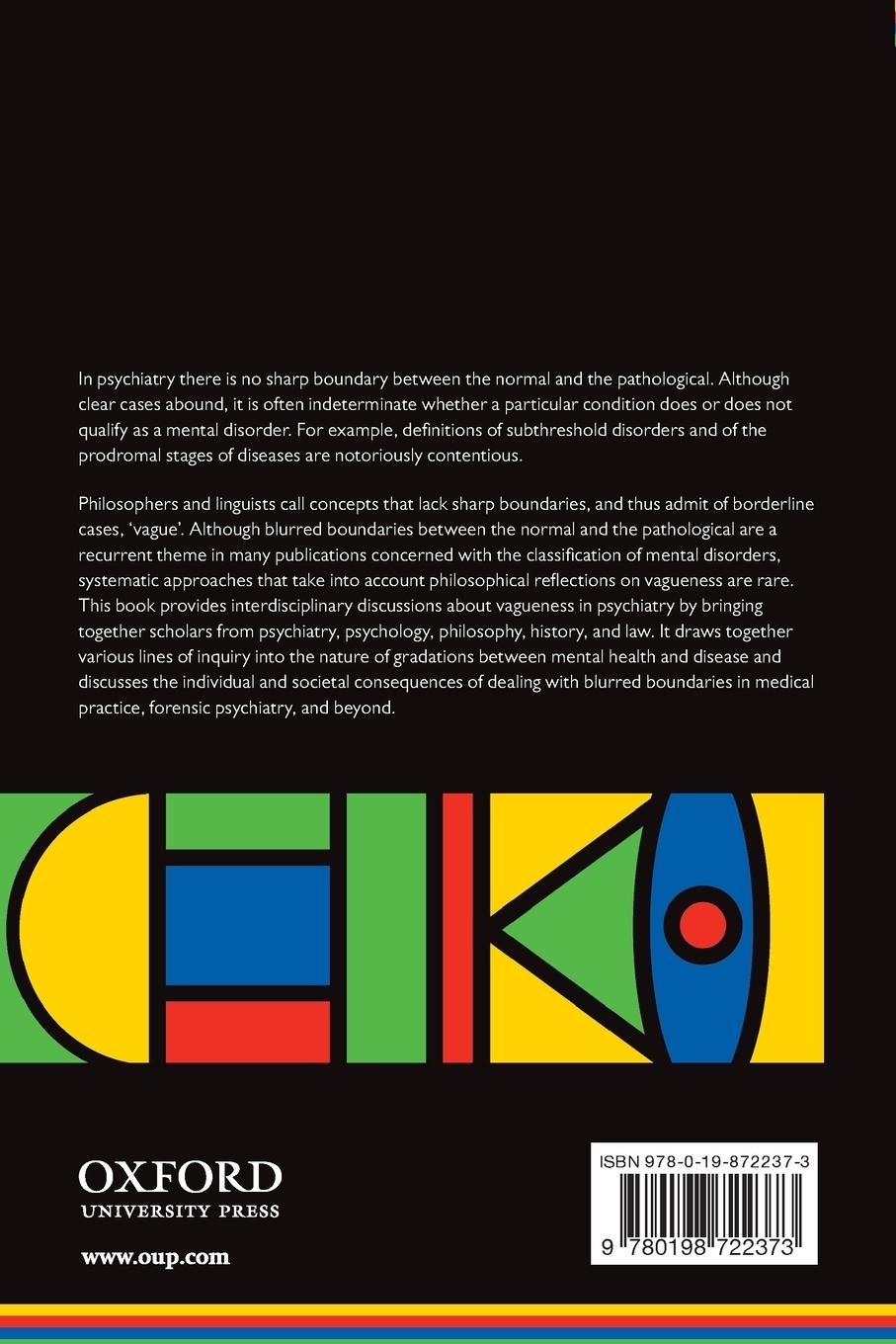 Rückseitencover Vagueness in Psychiatry