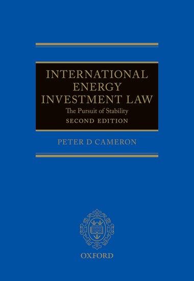 Vorderes Coverbild International Energy Investment Law