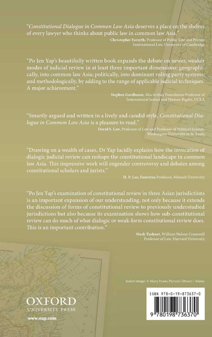 Rückseitencover CONST DIALOGUE COMMON LAW ASIA C