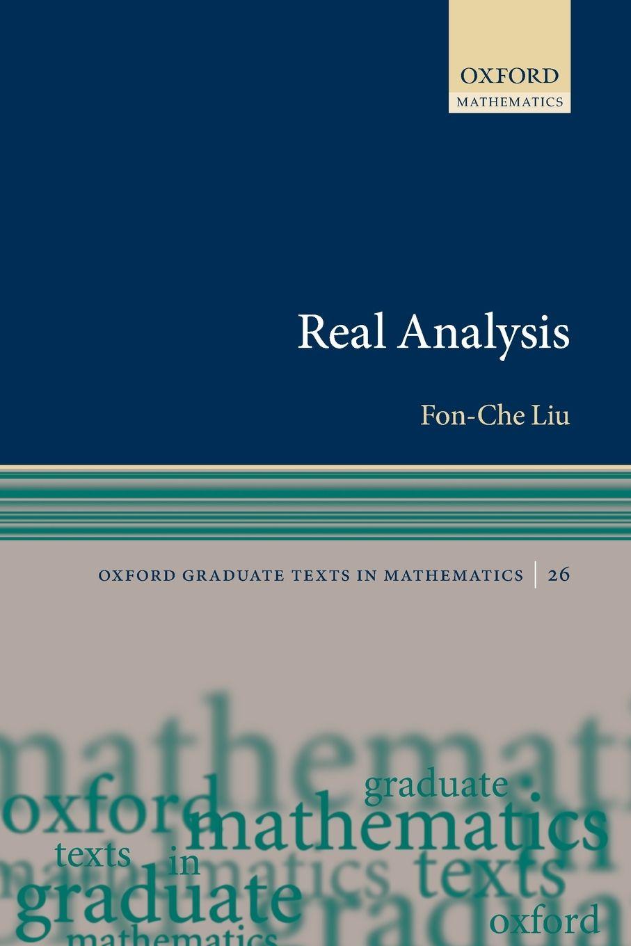 Vorderes Coverbild Real Analysis Ogtm