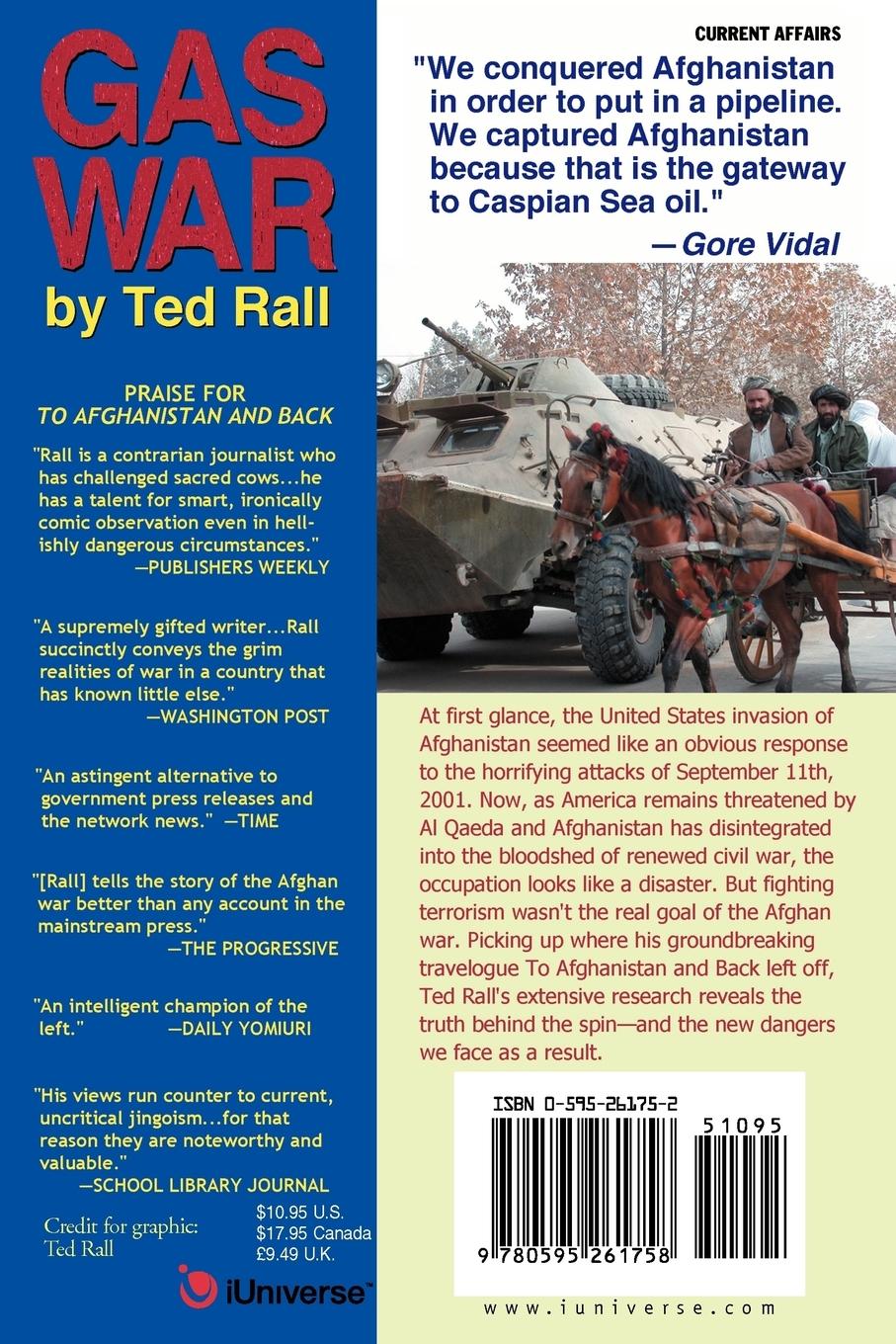 Rückseitencover Gas War