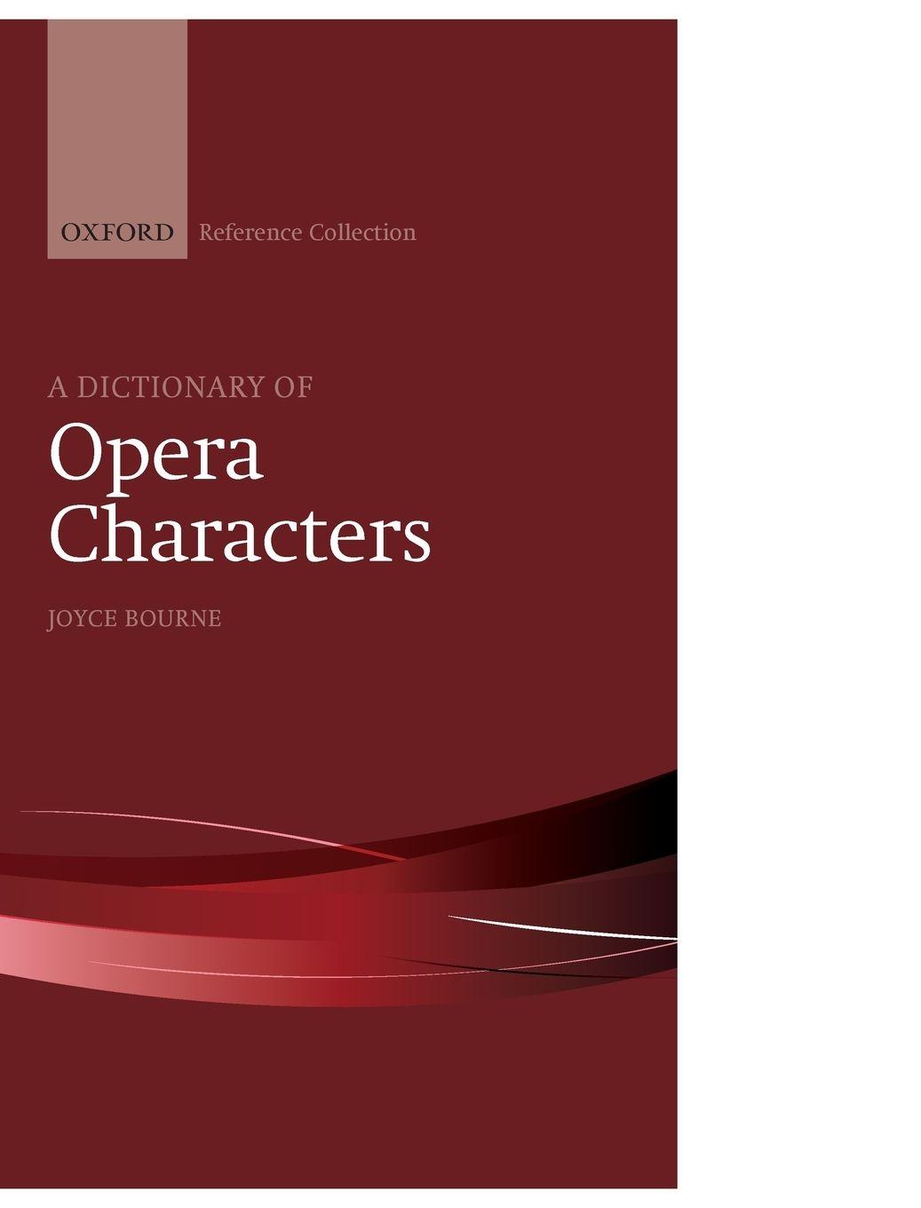 Vorderes Coverbild DICT OPERA CHARACTERS OREFC C