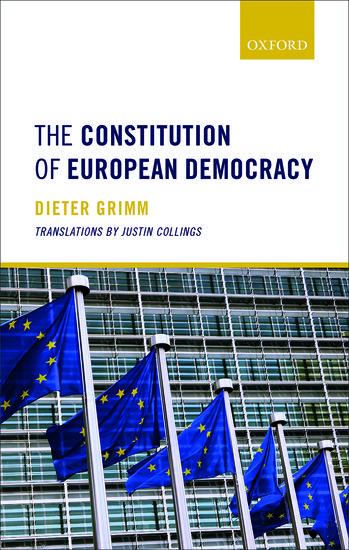 Vorderes Coverbild Constitution of European Democracy C