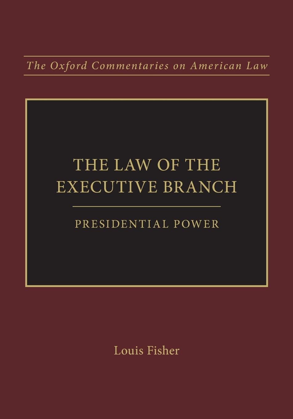 Vorderes Coverbild Law of the Executive Branch