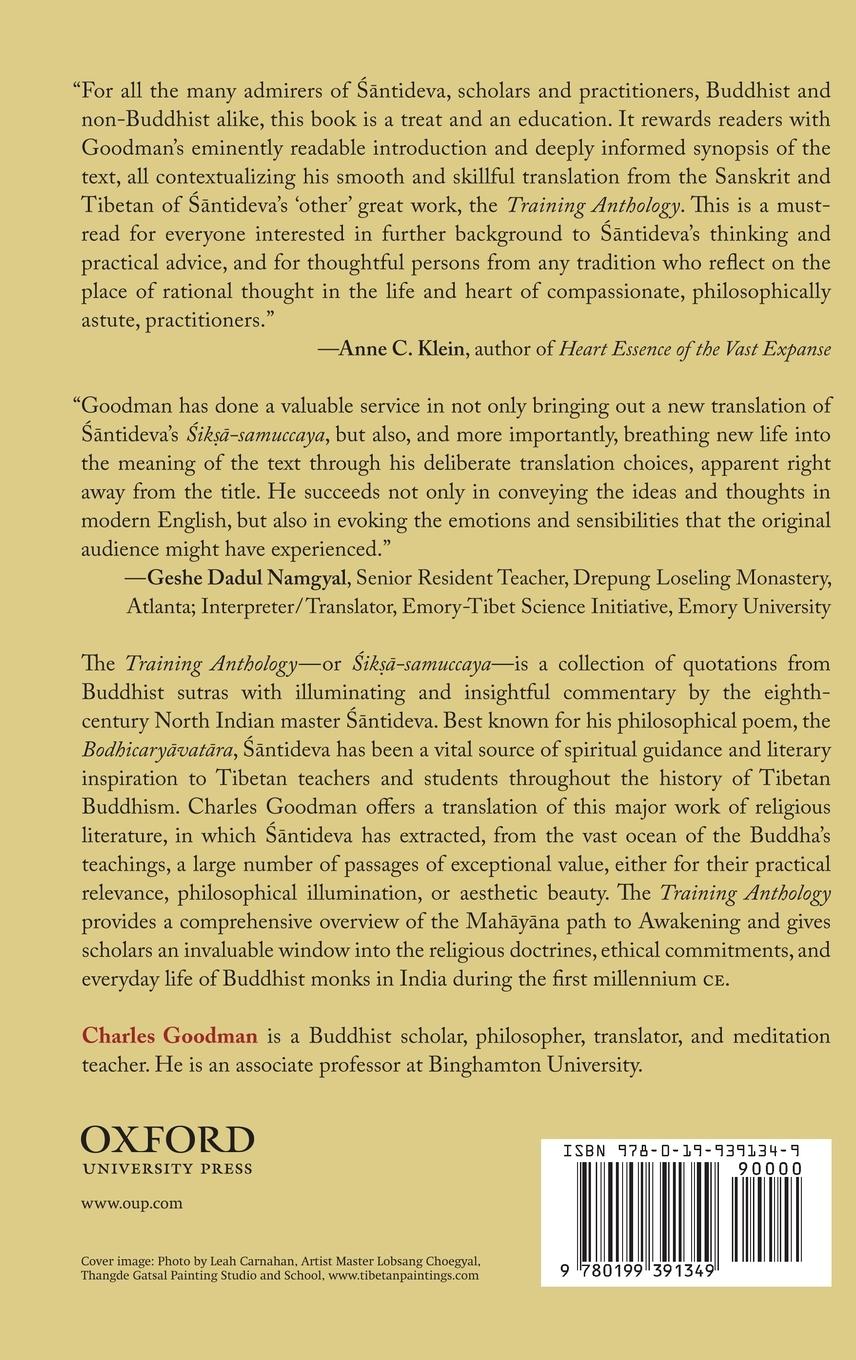 Rückseitencover The Training Anthology of Santideva