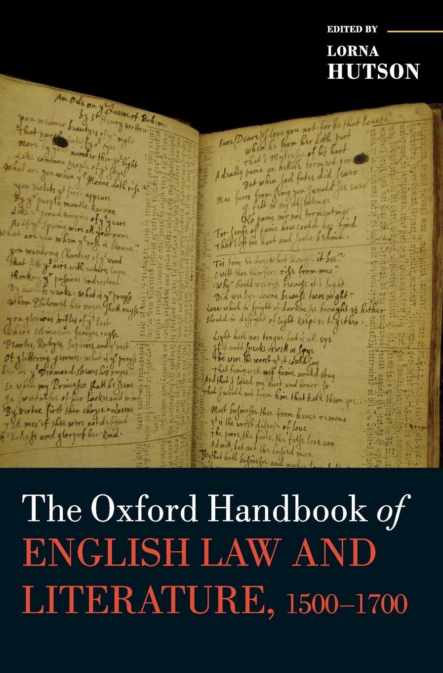 Vorderes Coverbild Oxford Handbook of English Law and Literature, 1500-1700