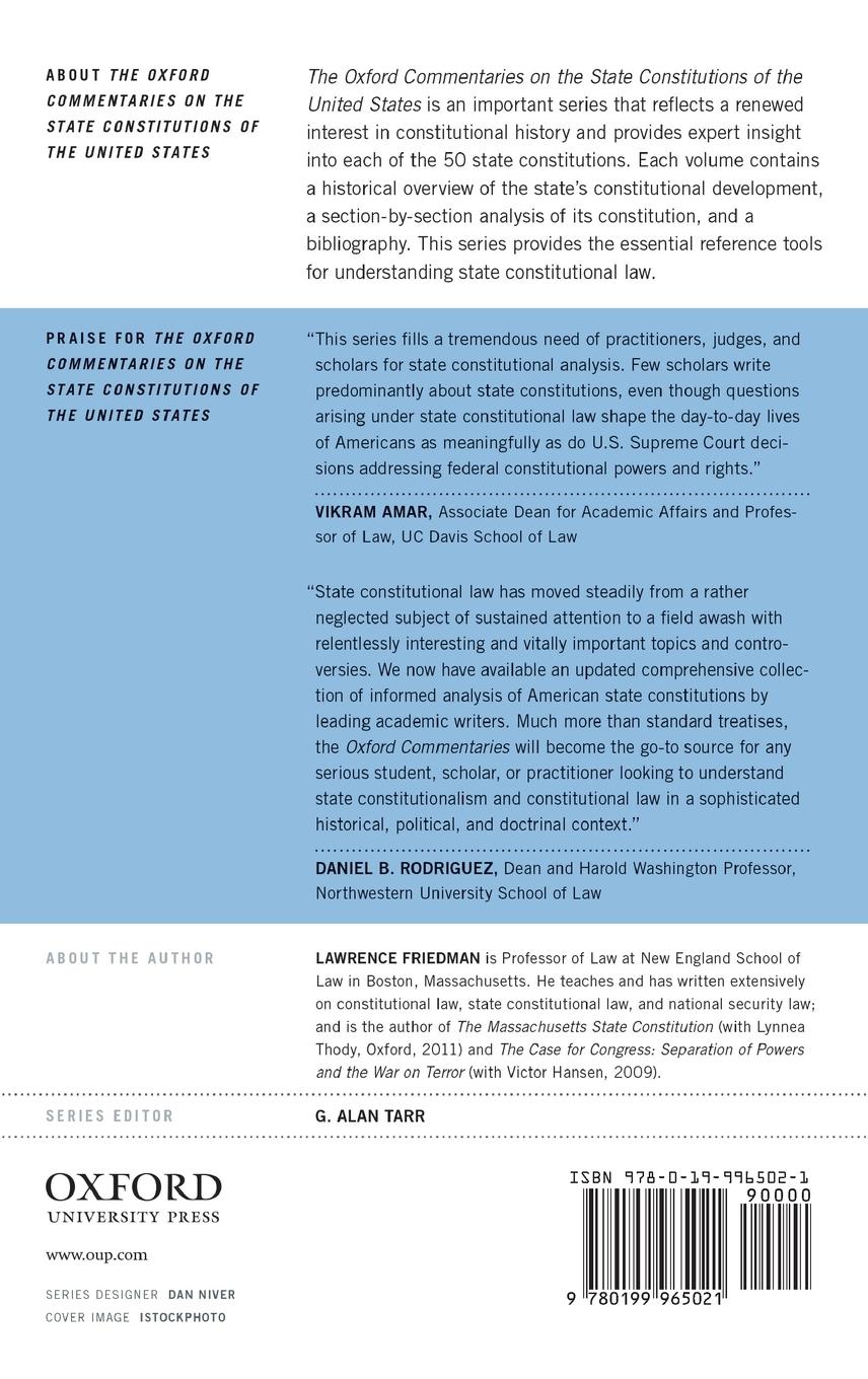 Rückseitencover The New Hampshire State Constitution