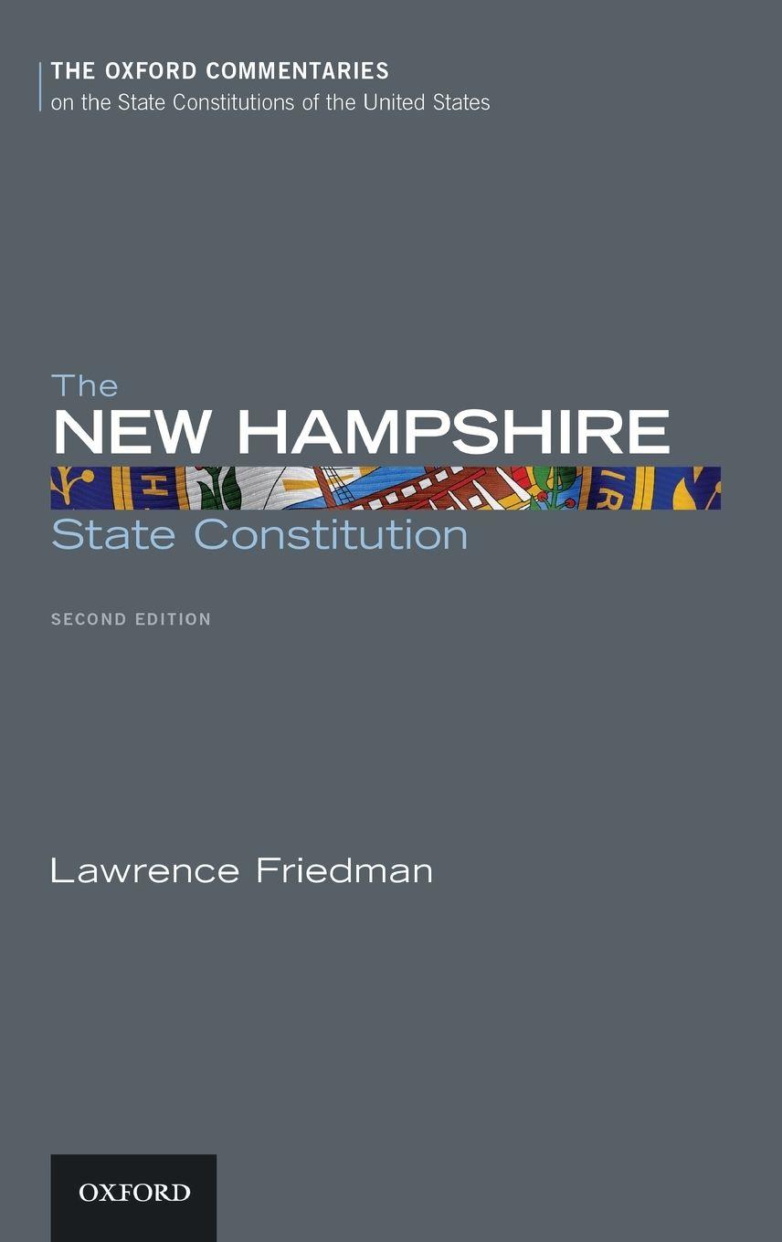 Vorderes Coverbild The New Hampshire State Constitution